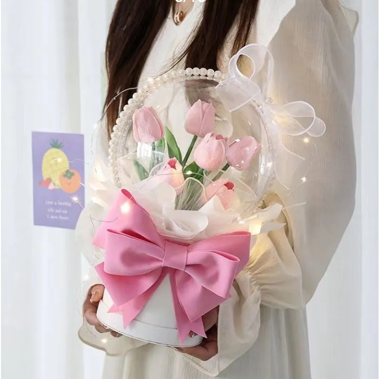 Sản Phẩm Hoàn Thiện Bó Hoa Tulip Làm Quà Tặng Sinh Nhật Bạn Gái / Bạn Gái / Ngày Valentine Bất Ngờ