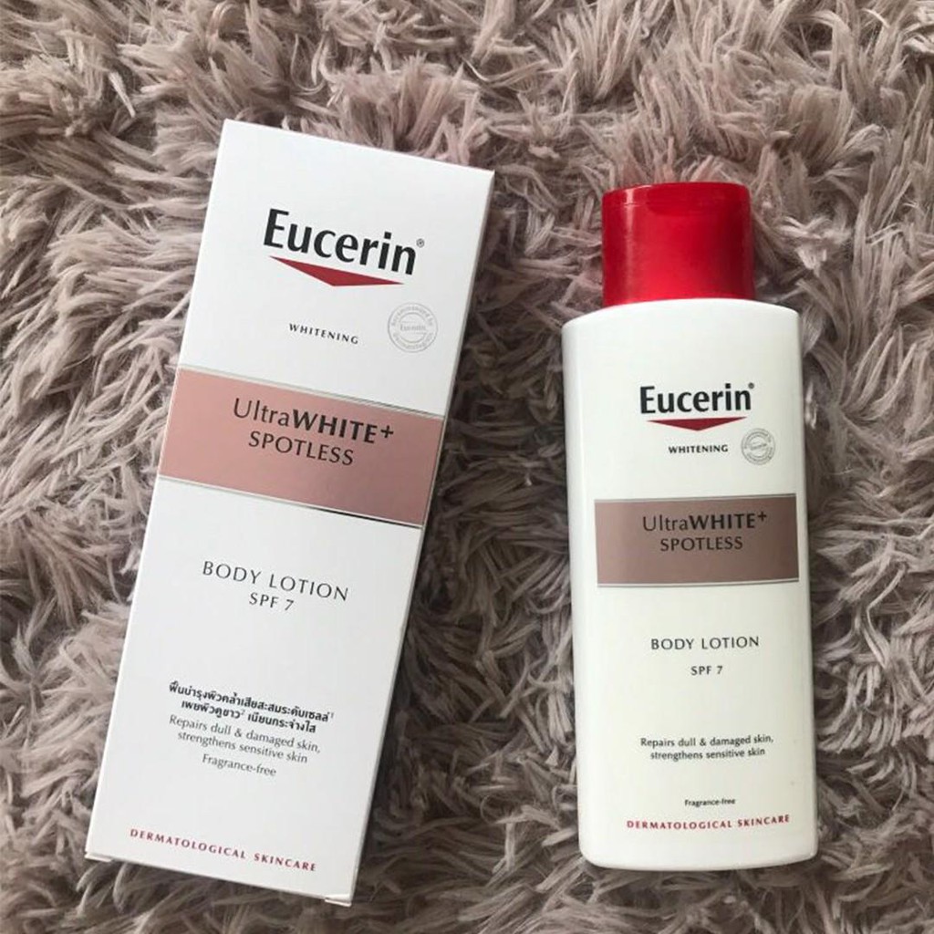 [CHÍNH HÃNG CÓ TEM] [NEW] Eucerin Spotless Brightening Body Lotion SPF 7 250mL -  Sữa Dưỡng Thể Làm Sáng Da.