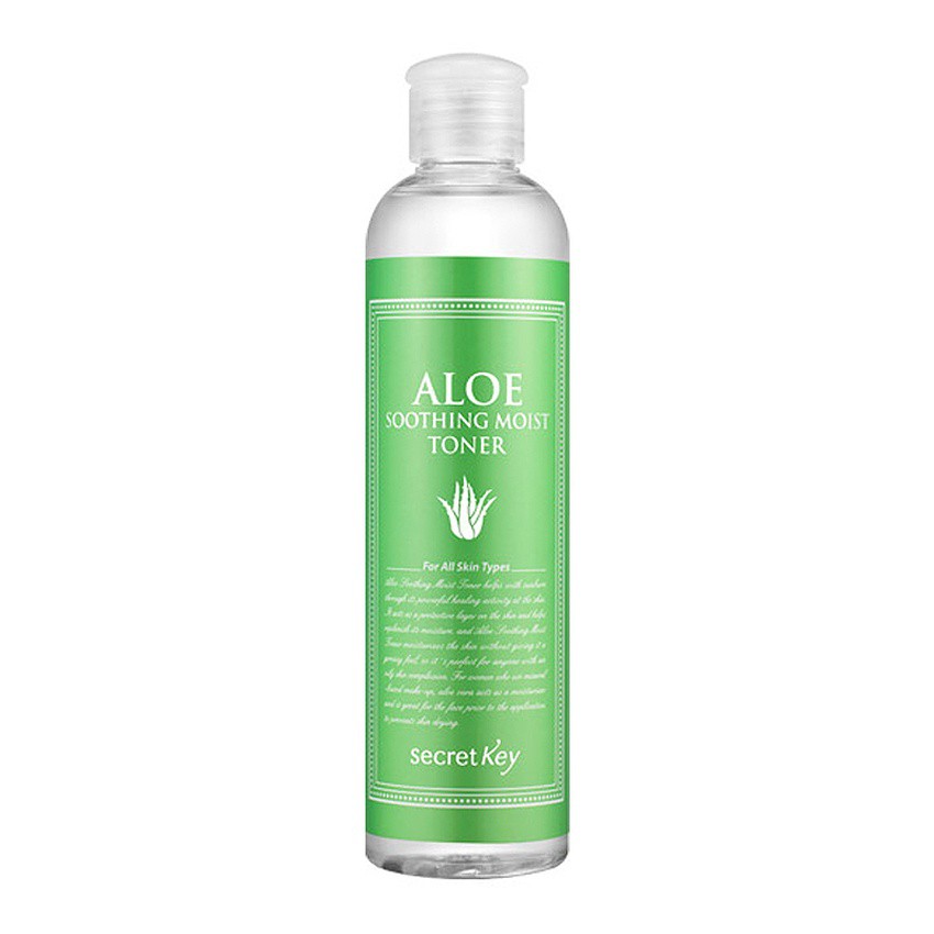 Nước hoa hồng dưỡng ẩm làm dịu da Secret Key Aloe Soothing Moist Toner 248ml _ Secret Key Chính Hãng