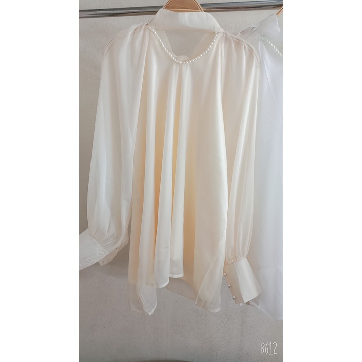 áo babydoll tay bồng tiểu thư dấu quần kaca