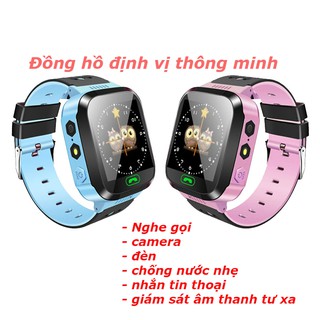 Đồng hồ định vị thông minh cho trẻ em S4( camera, đèn...) -dc3287