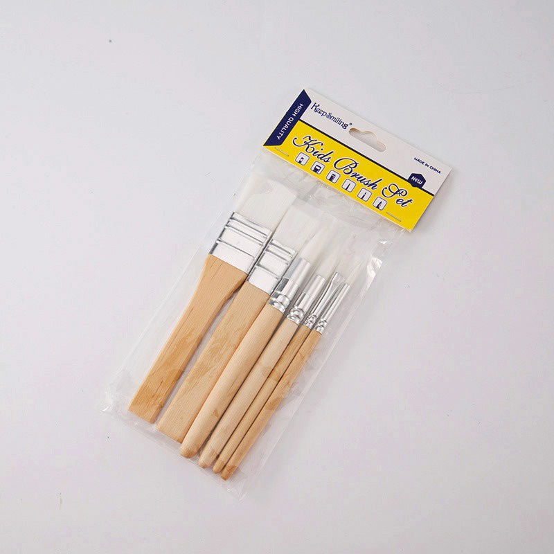 Bộ 6 cọ bảng rộng vẽ tranh nước, sơn dầu, acrylic