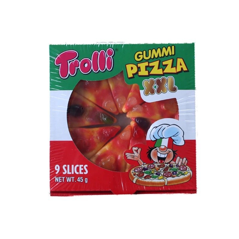 Kẹo dẻo Trolli Pizza XXL hộp lớn 45gr