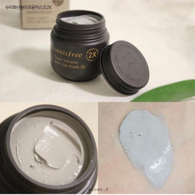 Mặt nạ đất sét Innisfree Super Volcanic Pore Clay Mask 2X