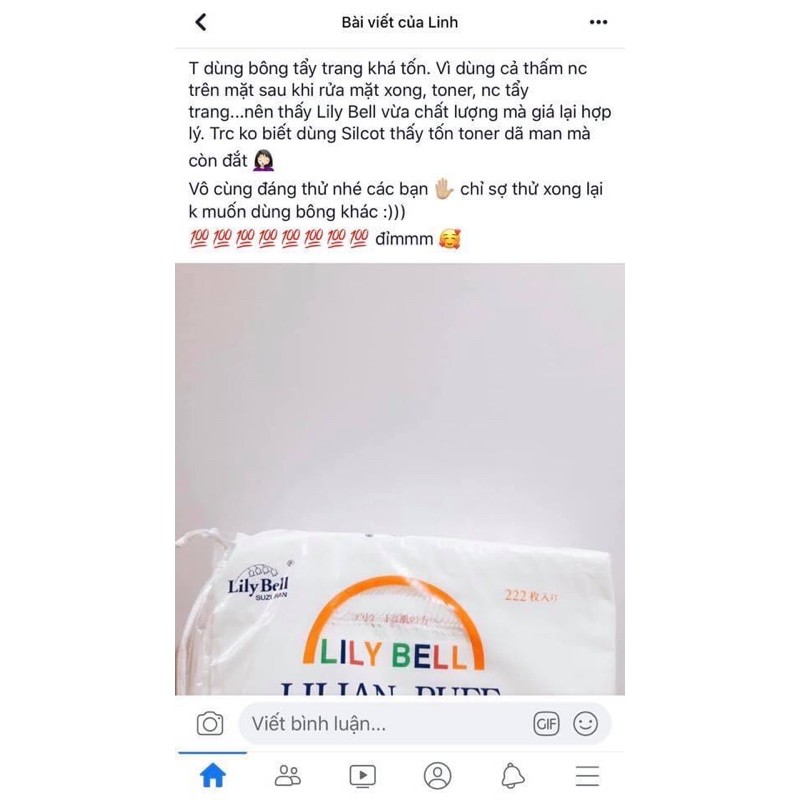 [SẴN] BÔNG TẨY TRANG LILY BELL | BigBuy360 - bigbuy360.vn