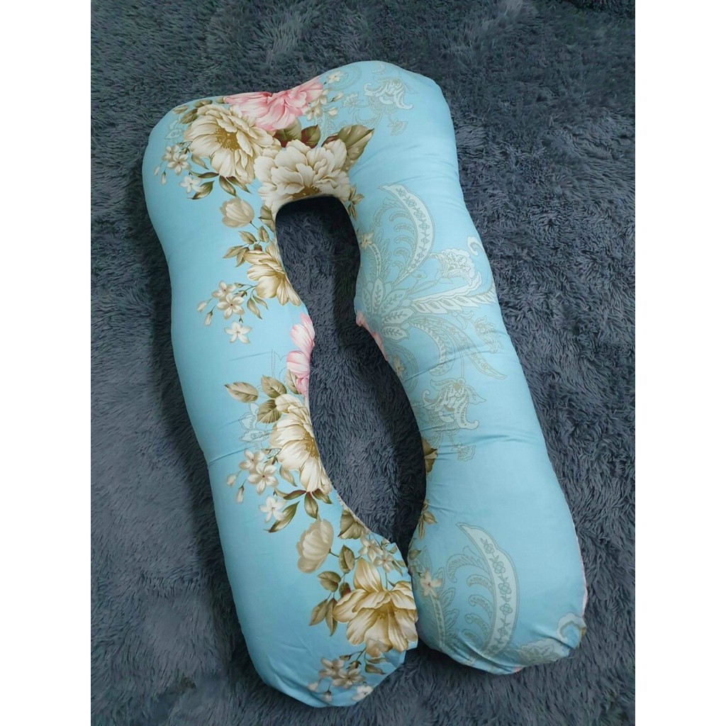 Gối ôm chữ U đa năng cho bà bầu - Gối ôm bà bầu