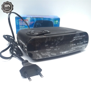 Alarm Clock Radio with AM/FM Digital LED Display with Snooze, Battery Backup Function
