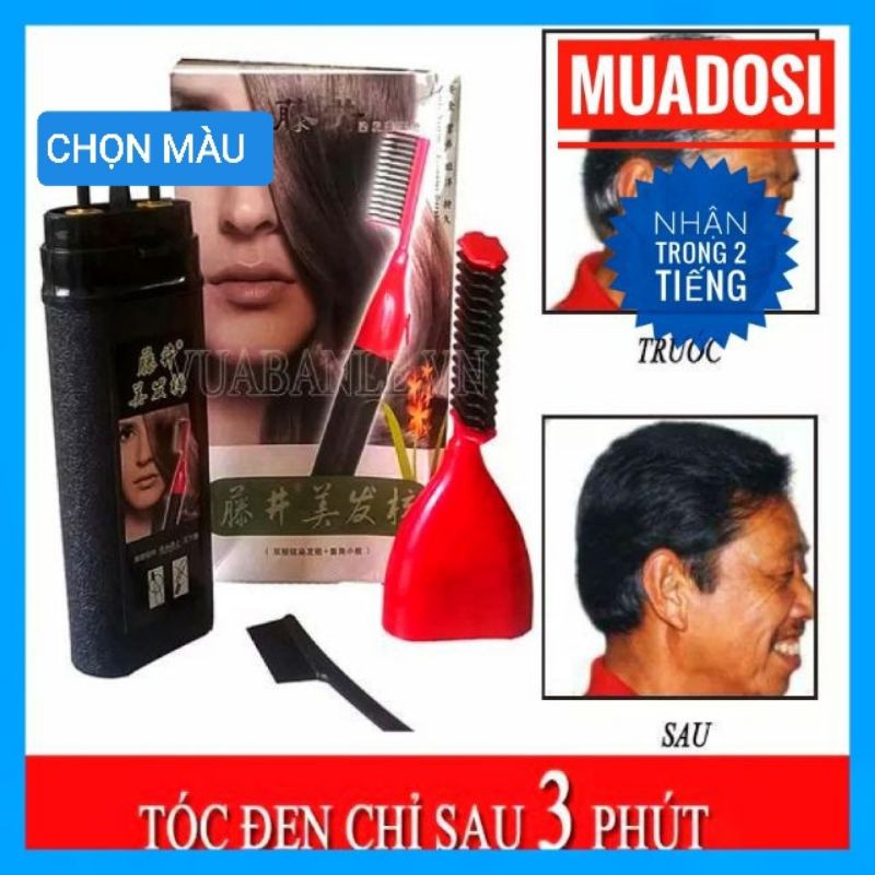 Lược Nhuộm Tóc Thông Minh Nhanh Tiện Dụng