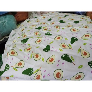 Giá sỉ Vải thô cotton hình quả bơ