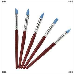 Bộ 5 Cọ Silicon Dùng Điêu Khắc Tạo Hình Đất Sét