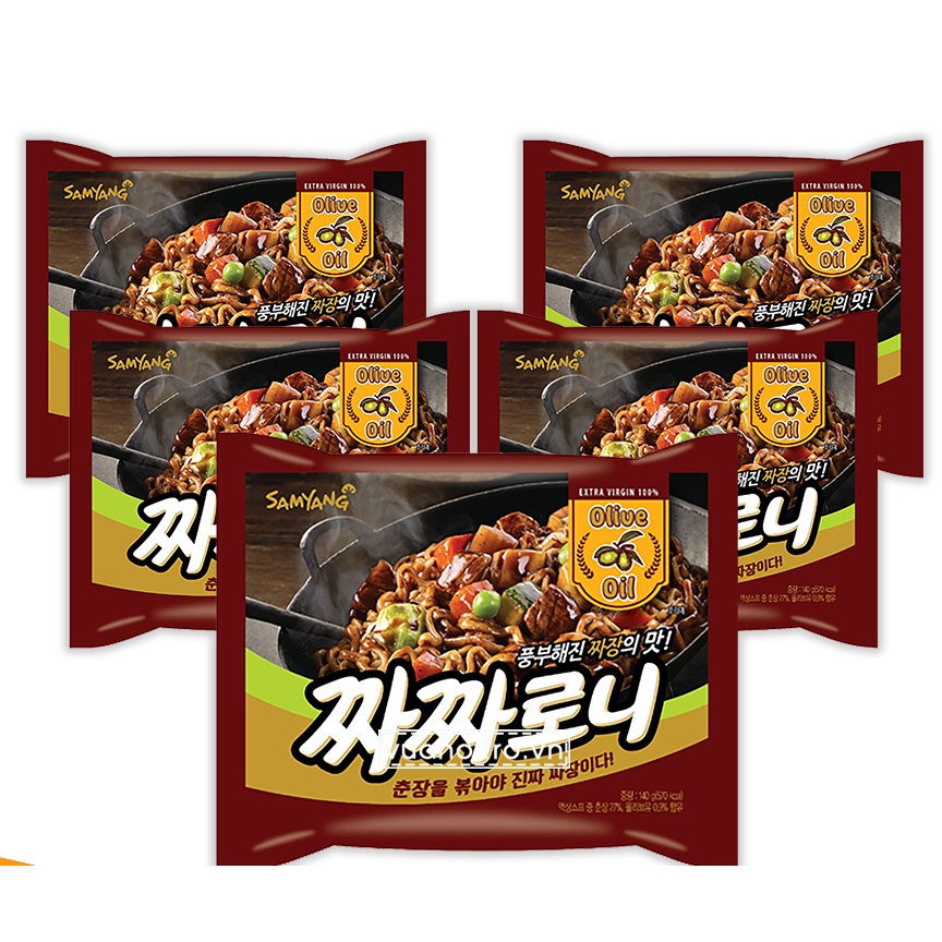 Mì Trộn Tương Với Dầu Olive SamYang Hàn Quốc Mì Trộn Tương Tàu