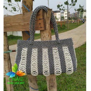 Giỏ xách hạt cườm nữ hoàng handmade