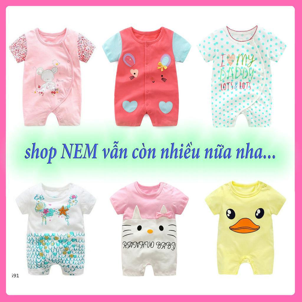 (CHỌN MẪU) Body đùi bé trai bé gái, bộ áo liền quần cotton thoáng mát năng động cho bé,Jumpsuit romper cài đũng tiện lợi