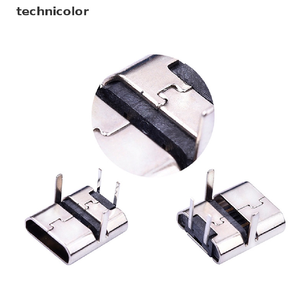 10 Đầu Nối Micro Usb 2Pin 90 Độ Type B Cho Điện Thoại