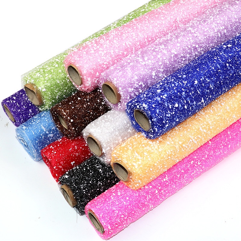 Cuộn Lưới Tuyết , Giấy Gói Hoa Lưới Tuyết Trang Trí Tháp Oản Tài Lộc - Phụ Kiện Làm Hoa