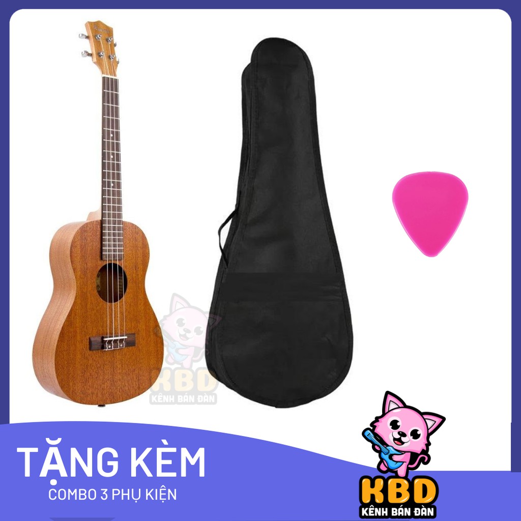 Đàn Ukulele concert Gỗ trơn mahogany KBD 33A38