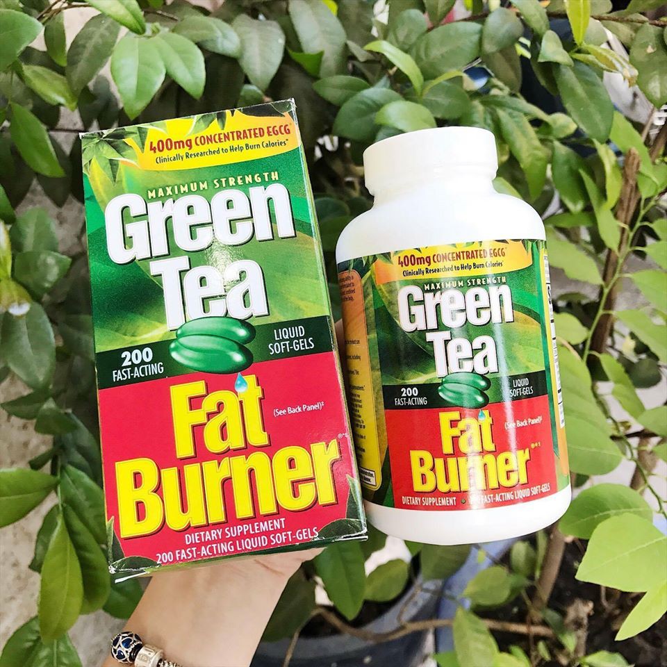 Trà giảm cân Green Tea Fat Burner của Mỹ 200 viên