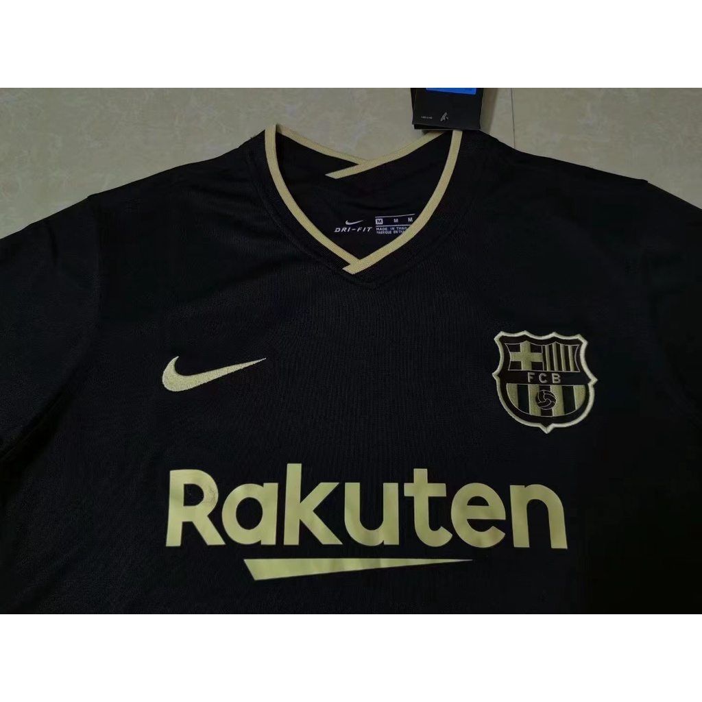 Áo Bóng Đá Màu Đen Đội Tuyển Barcelona Mùa Giải 2021