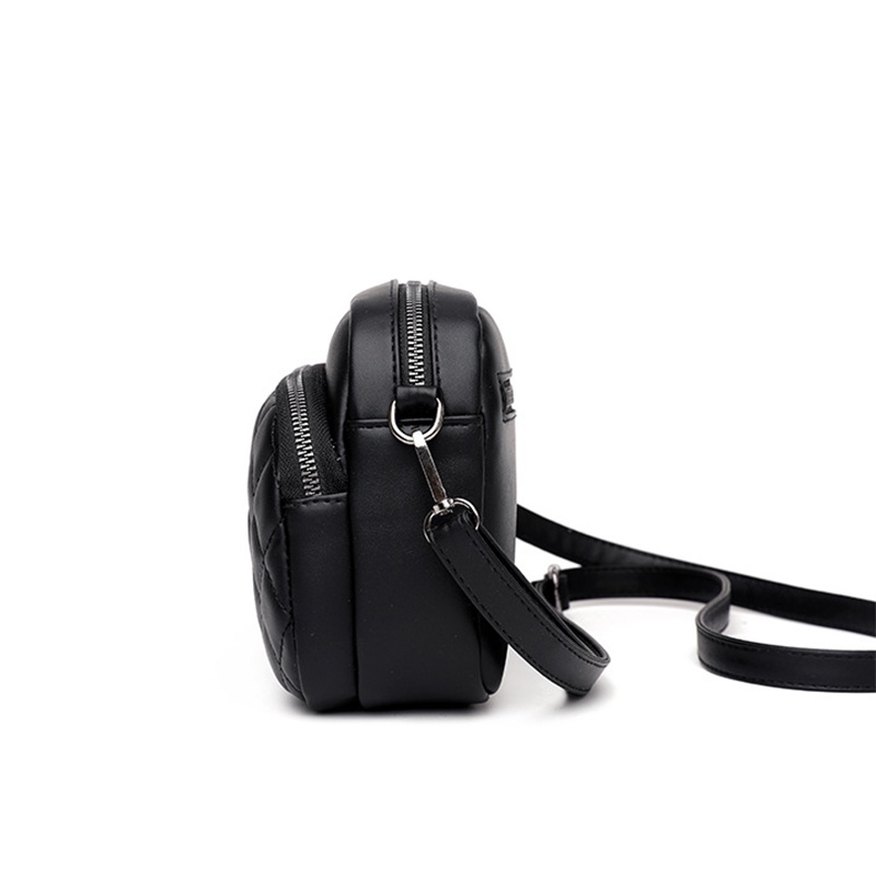 Túi IELGY đeo chéo họa tiết hình thoi phong cách đường phố thời trang cho nữ