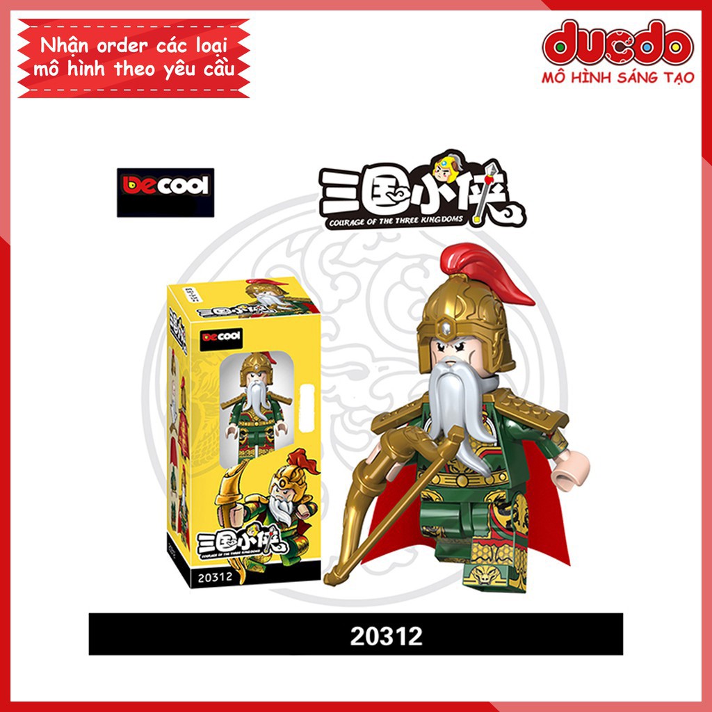 [Có sẵn] Decool 2030B Minifigures các nhân vật tướng TAM QUỐC tuyệt đẹp - Đồ chơi Lắp ghép Xếp hình Mô hình Mini