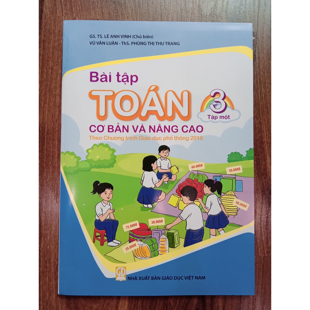 Sách - Combo 2 cuốn Bài tập Toán 3 cơ bản và nâng cao (Theo Chương trình Giáo dục phổ thông 2018)