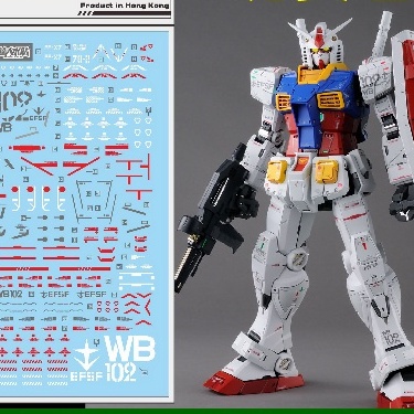 Decal trượt nước DL DALIN 68 PG 1 / 60 RX-78 RX-78-2 2.0 PGU