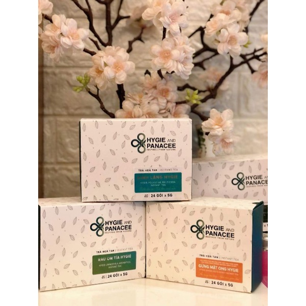 Trà Hòa Tan Húng Chanh Trần Bì Hygie & Panacee Giảm Ho Thanh Giọng Tăng Đề Kháng