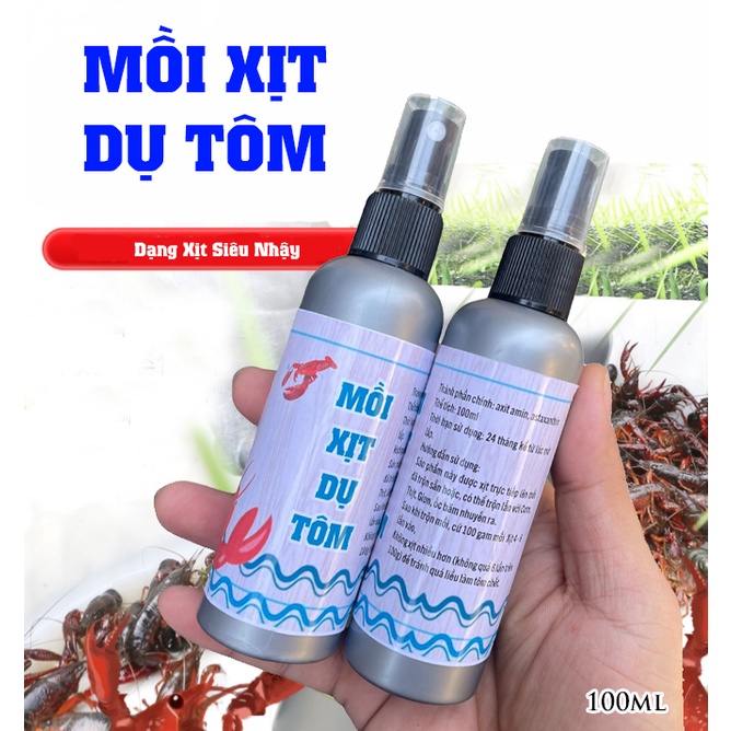 [HN] Mồi Xịt Dụ Tôm 100ml Siêu Nhậy