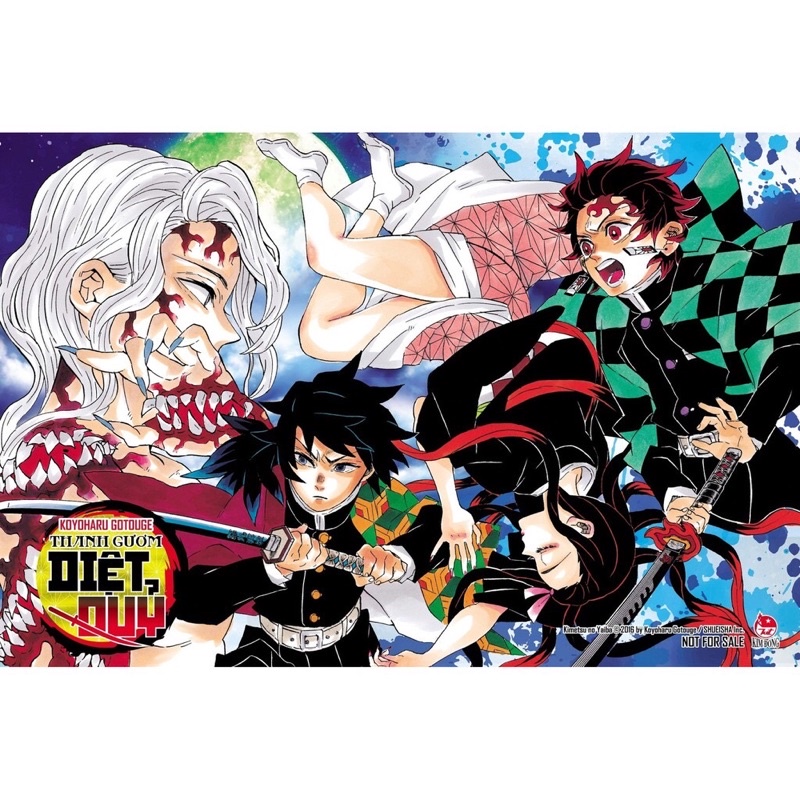 Poster giấy cuộn Thanh Gươm Diệt Quỷ - Kimetsu no Yaiba 21