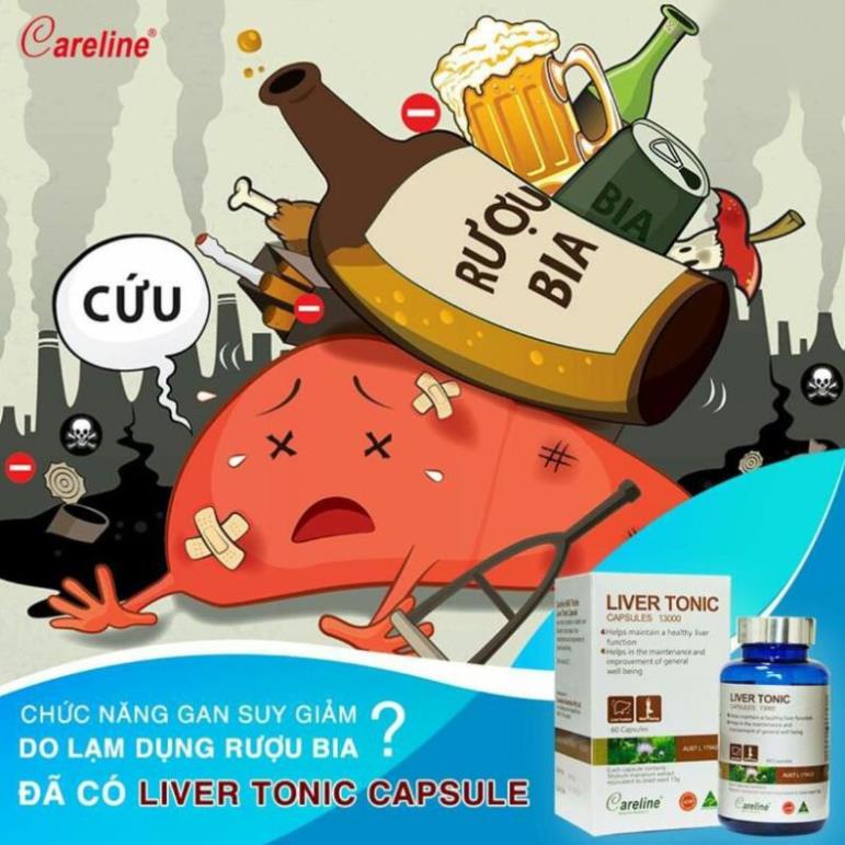 [GIÁ GỐC] Liver Tonic Capsule viên uống bổ gan hộp 200 viên
