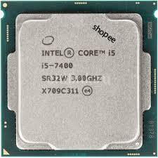 CPU intel I5 - 7500+7400 Tray không box+tản