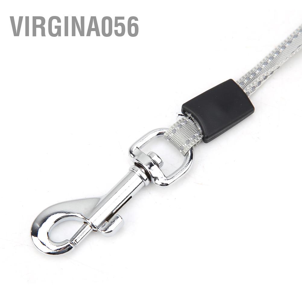 Virgina056 Virgina056 Dây xích cho chó có thể thu vào - Băng phản quang Nylon vật nuôi hạng nặng  Khóa giải phóng Tangle