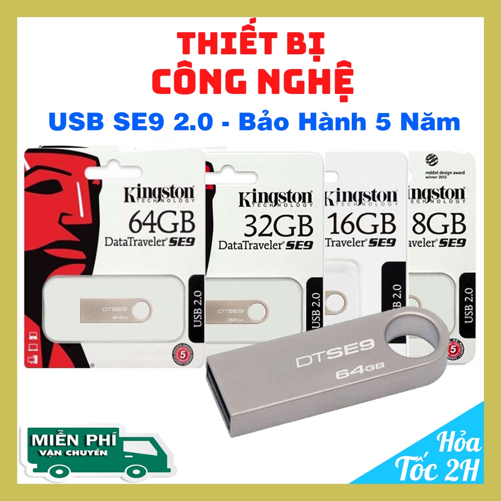 USB 64GB 32GB 16GB 8GB 4GB, thiết kế nhỏ gọn, vỏ kim loại - USB Kingston Toshiba chống nước | BH 5 Năm