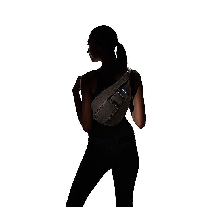 Túi đeo chéo Kavu Rope Bag thời trang nam nữ màu đen unisex chống nước