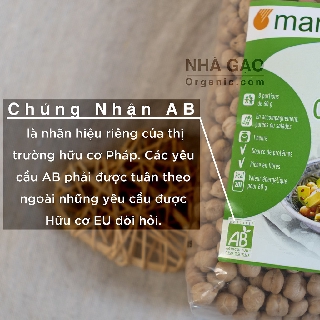 Đậu gà hữu cơ 500g