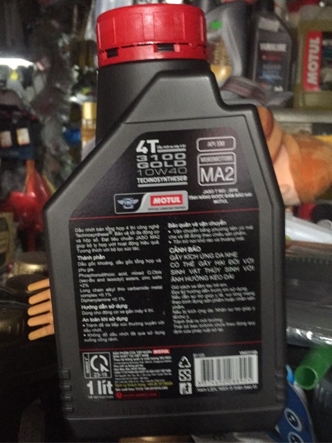 Nhớt MOTUL 3100 GOLD 10W40 1L - Nhớt xe số