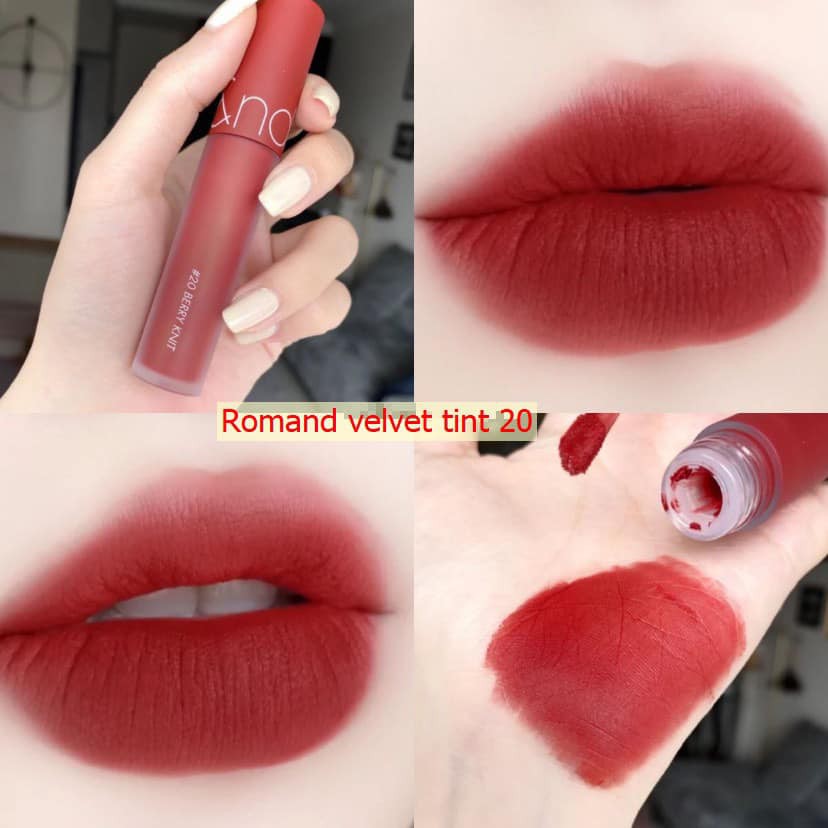 SON ROMAND ZERO VELVET TINT MẪU MỚI 2020 (MÀU 18.19.20.21)