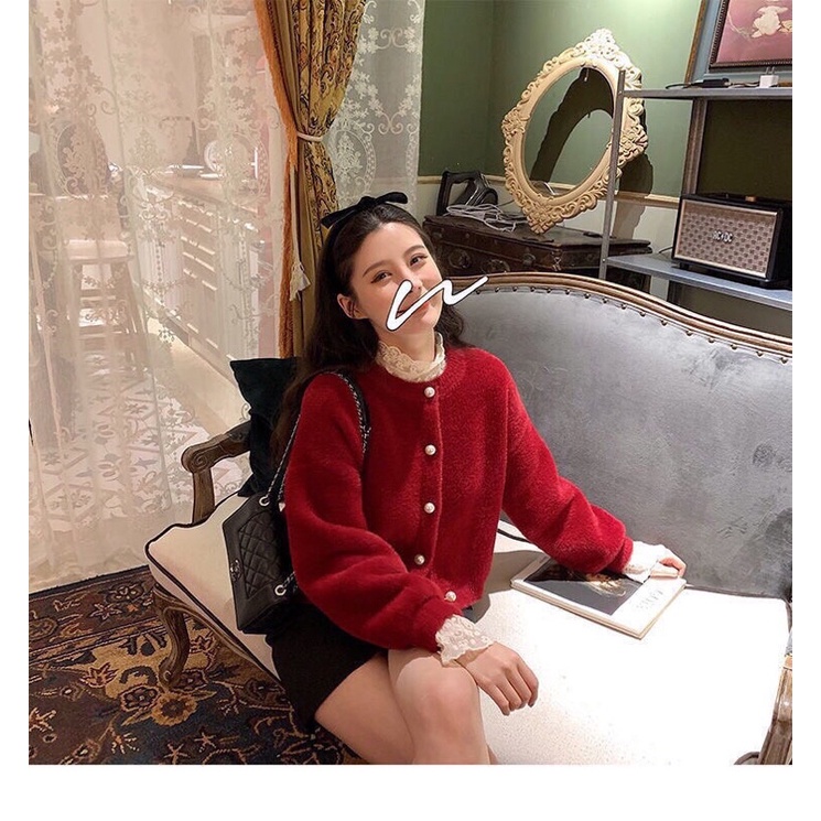 Áo khoác cúc ngọc