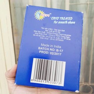 Combo 7 hộp lưỡi lam Gefi Ấn Độ (35 lưỡi)