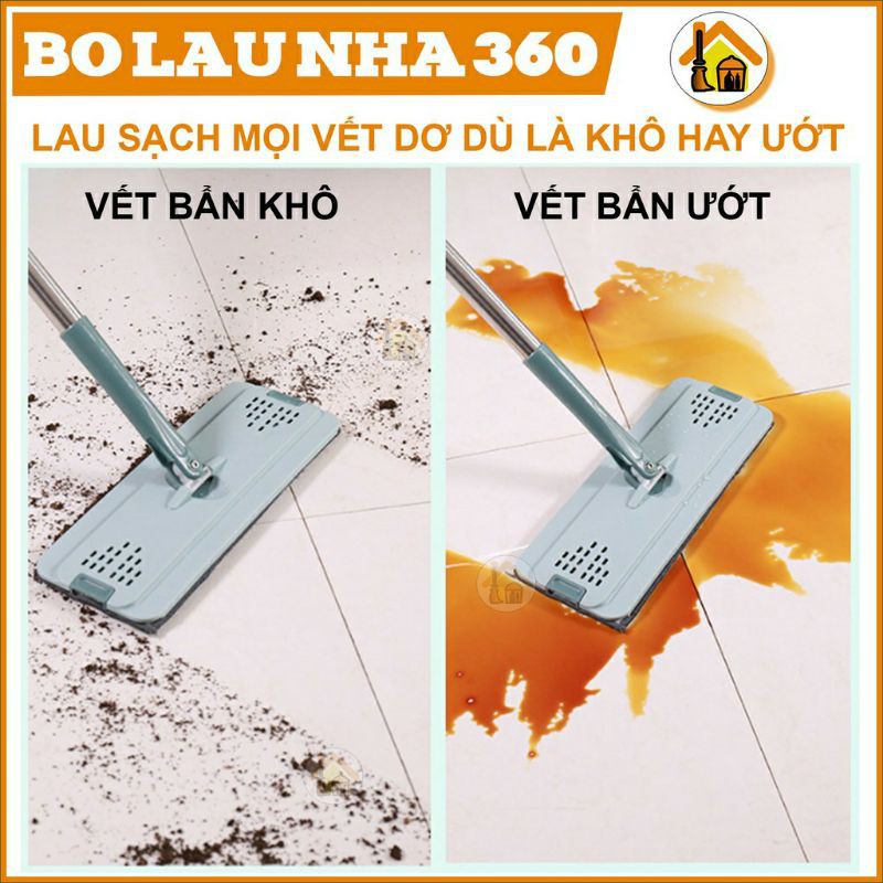 Bộ lau nhà thông minh, Bộ lau nhà 360 độ