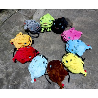 Balo Rồng Khủng long Kute size lớn, vải nhung , đủ màu săc.