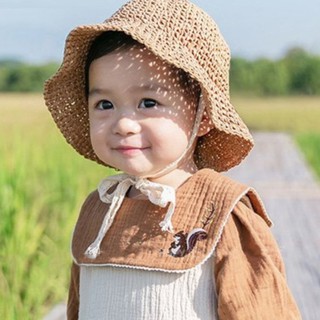 Mũ Cói Thời Trang Cho Bé Trai Và Bé Gái Thoáng Khí Giúp Bé Luôn Thoải Mái Khi Đội Dành Cho Bé Từ 2-5 Tuổi Fuku BaBo