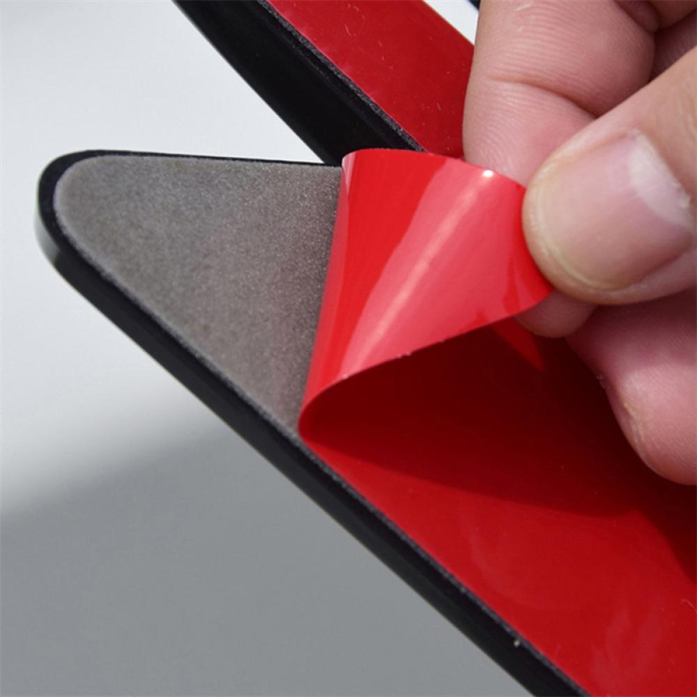 FENDER Bộ 2 Viền Dán Trang Trí Lỗ Thông Gió Xe Hơi Hình Cá Mập 3D V6W7