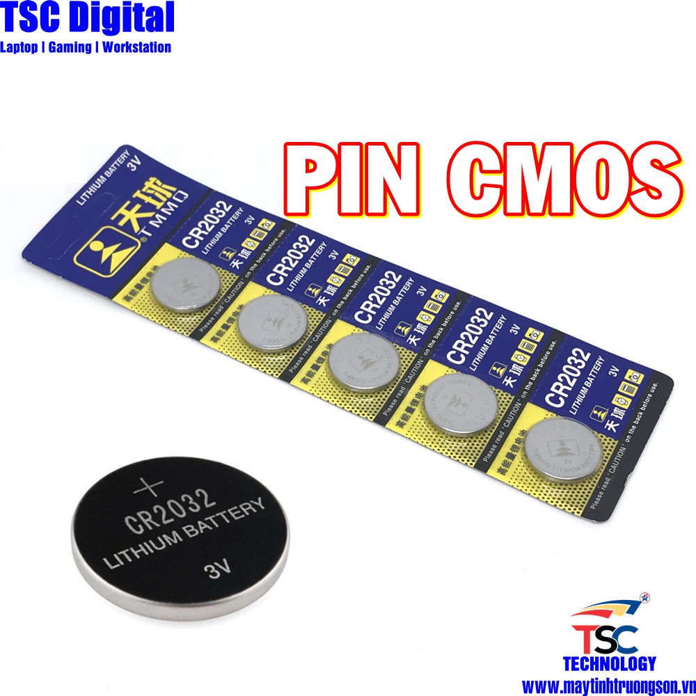 Pin CMOS Dùng Cho Máy Tính, Cân Điện Tử, Điều Khiển | Giá Cho Số Lượng 10 PIN