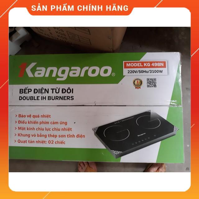 [Cao Cấp] Bếp Điện Từ Đôi Kangaroo KG498N Mặt Kính Ceramic