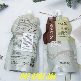 Kem Hấp Ủ Xả Phục Hồi Tóc Collagen Karseell Maca 500ML