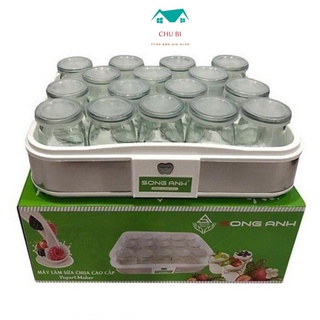 Máy làm sữa chua tặng kèm 12 cốc thuỷ tinh