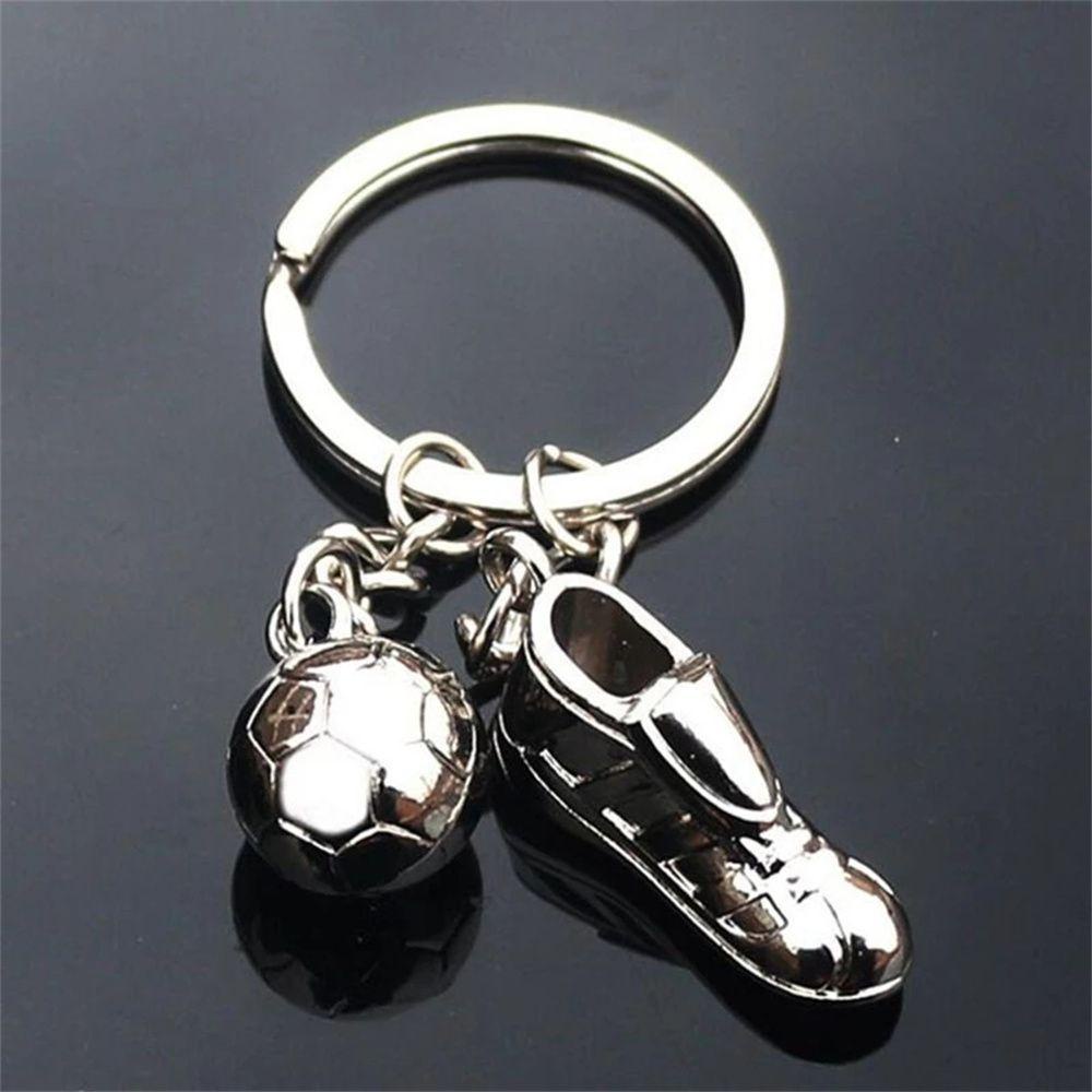 Móc Khóa Inox Hình Quả Bóng Thể Thao Thời Trang