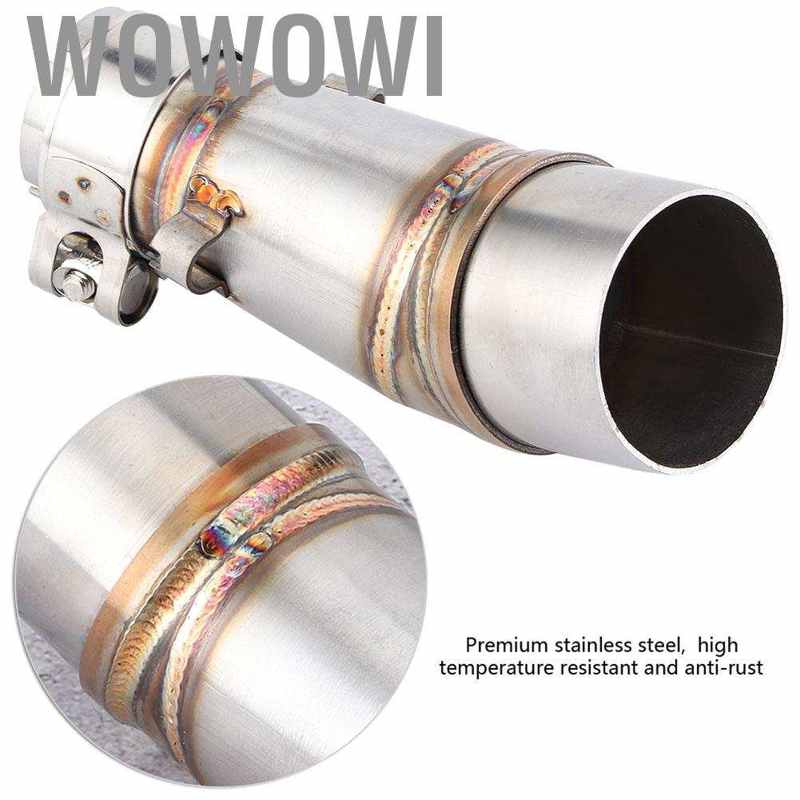 Đầu nối ống pô xả xe mô tô Bằng Thép Không Gỉ Kawasaki Z250 Ninja 250 300