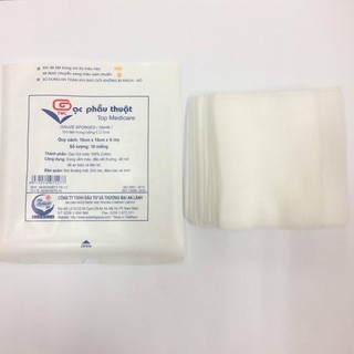 Gạc Phẫu Thuật An Lành 10Cm X 10Cm X 8 Lớp,1 bịch 10 gói
